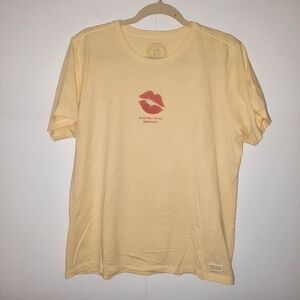 🌟 Life is good kiss me, I'm an optimist tshirt